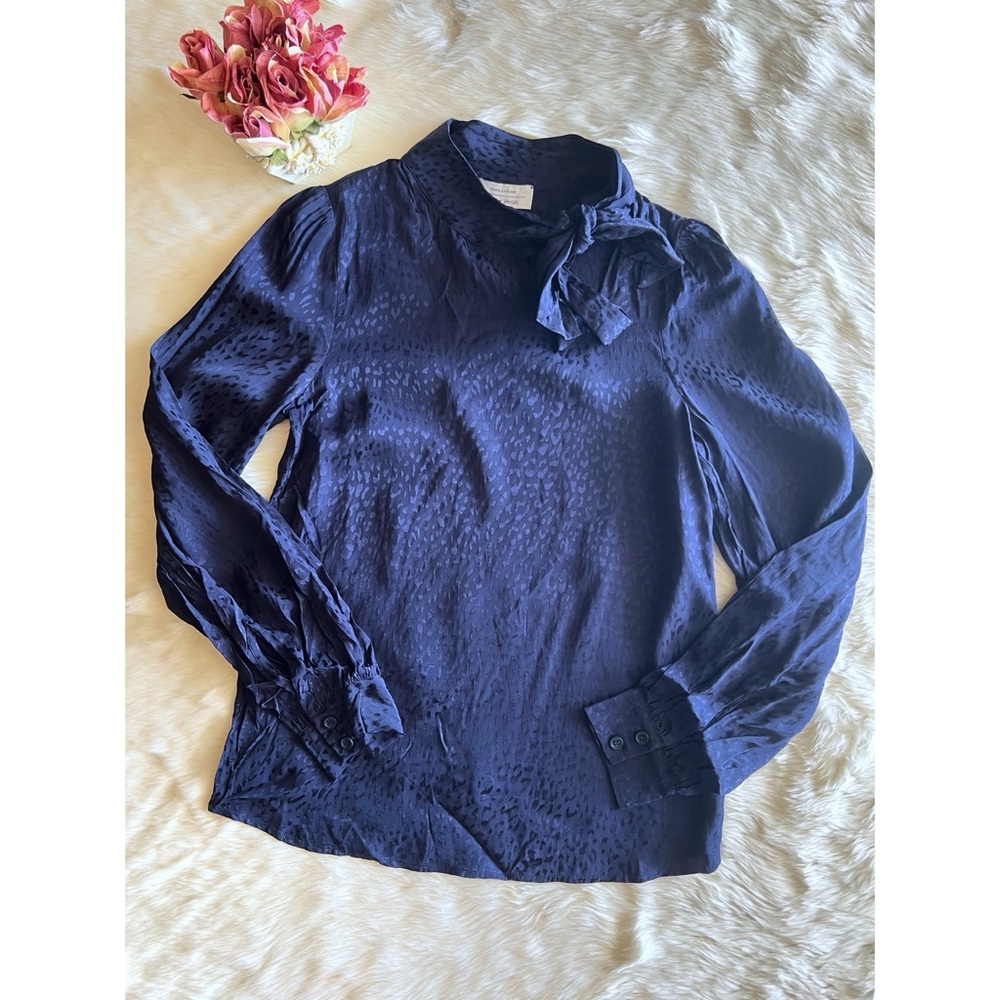 & Other Stories Tie-Neck Blouse